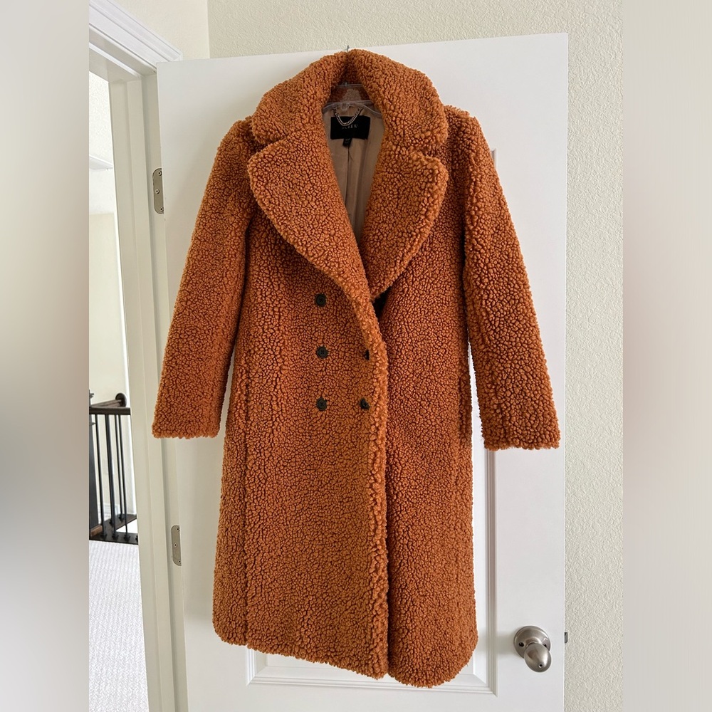 J. Crew Teddy Bear Shearling Coat